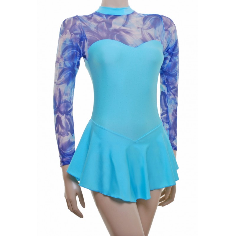 Light blue figure skating shop dress